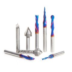 Amana Tool Industrial 8-piece CNC Router Bit Collection