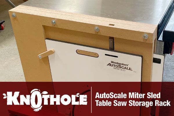 Free Plans for the Perfect Storage Solution for the AutoScale Miter Sled