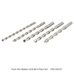 Fisch Pen Makers Drill Bit Set 5-piece 