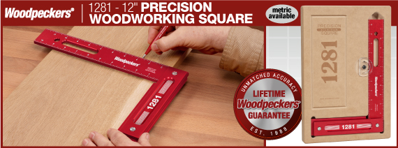 woodpeckers 1281 precision woodworking square - 13a