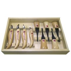 flexcut kn700 deluxe palm and knife set