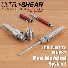 Ultra-Shear Pen Mandrel System and Precision Pen Turning Bushings