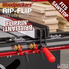 Woodpeckers Rip-Flip Fence Stop System - SawStop