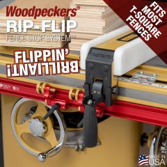 Woodpeckers Rip-Flip Fence Stop System - Powermatic/Biesemeyer