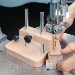 SN11618 This Band Saw Template Jig will help you quickly create identically shaped contoured parts with the bandsaw.